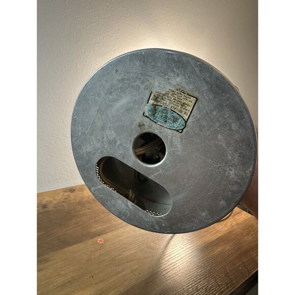 Vintage Floral Porcelain Table Lamp Hand Painted Roses Brass Base Works - Picture 7 of 8